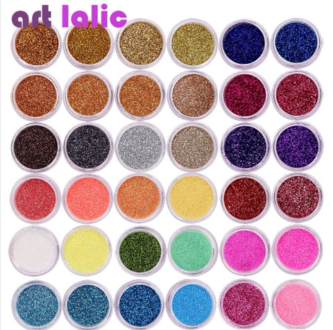 PACK GLITTER 36 COLORES