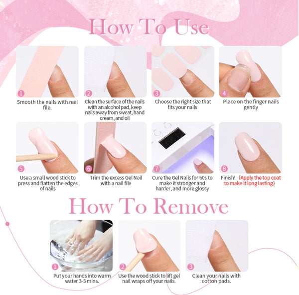 Uñas Gel Precuradas - Harunouta
