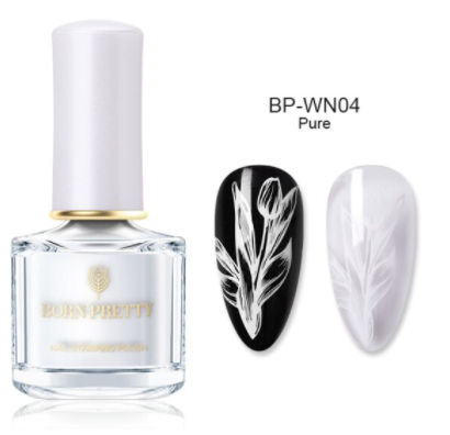 BORN PRETTY ESMALTE ESTAMPAR BLANCO