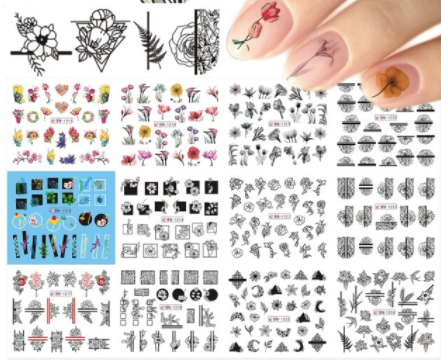 STICKER WATER DECALS BN1213-1224
