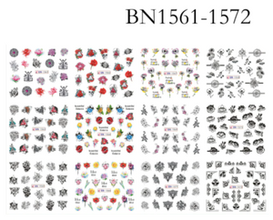 STICKER WATER DECALS BN1561-1572