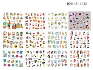 STICKER WATER DECALS BN1621-1632