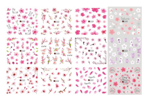 STICKER WATER DECALS A1621-1632