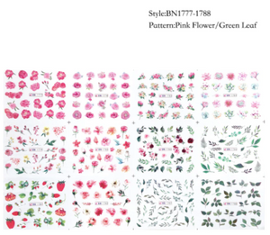 STICKER WATER DECALS BN1777-1788