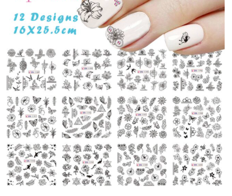 STICKER WATER DECALS BN1189-1200