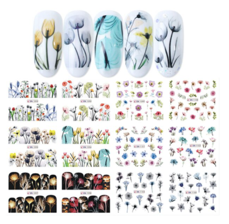 STICKER WATER DECALS BN1093-1104