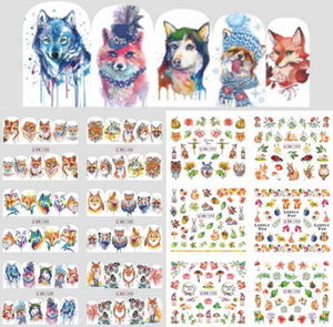 STICKER WATER DECALS BN1285-1296