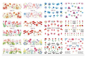 STICKER WATER DECALS BN1117-1128