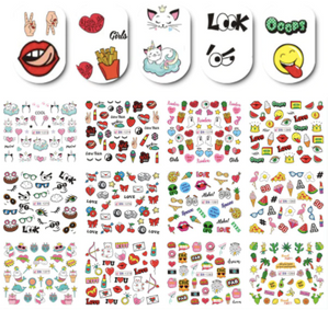 STICKER WATER DECALS BN1273-1284