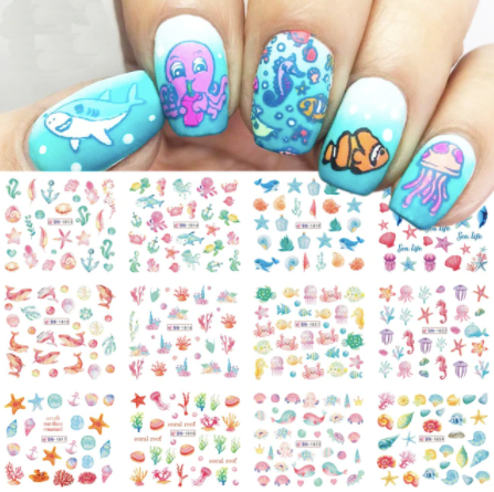 STICKER WATER DECALS BN1813-1824