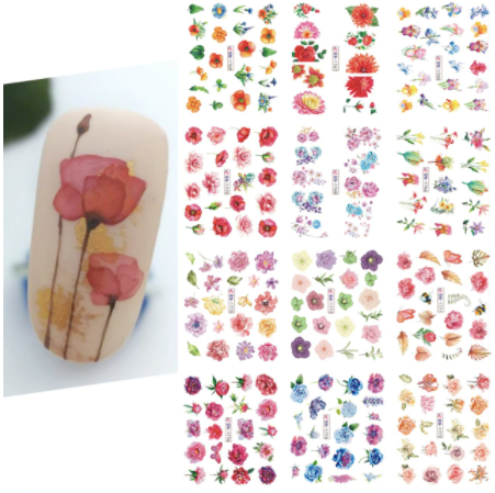 STICKER WATER DECALS BN1765-1776