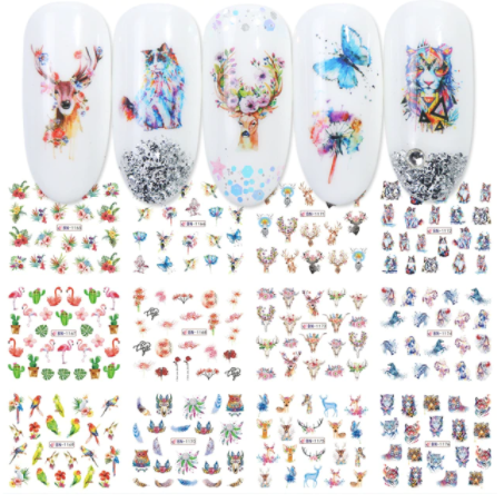 STICKER WATER DECALS BN1165-1176