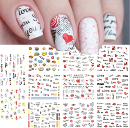 STICKER WATER DECALS BLE2524-2534