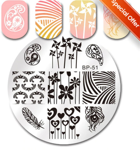BORN PRETTY PLACA STAMPING BP-51