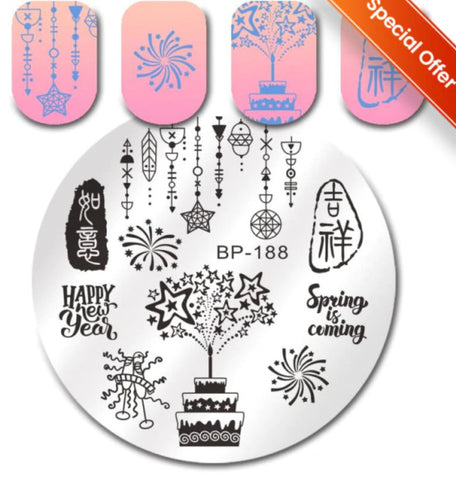 BORN PRETTY PLACA STAMPING BP-188