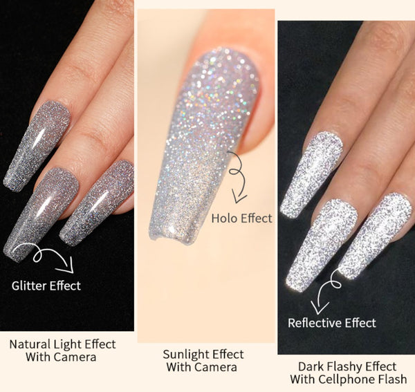Reflective Glitter Holográfico 01 - 6 ml