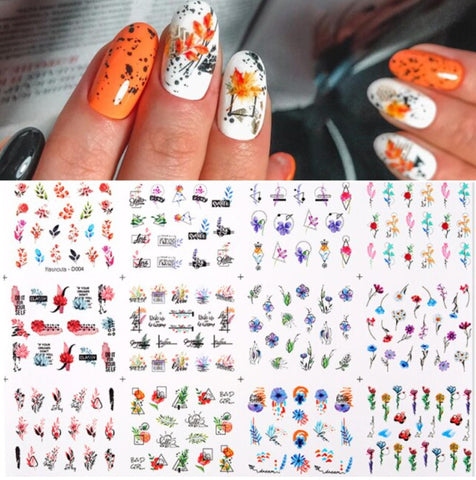 STICKER WATER DECALS D004