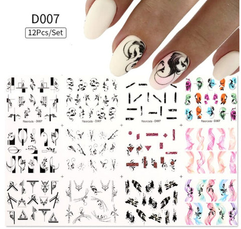STICKER WATER DECALS D007