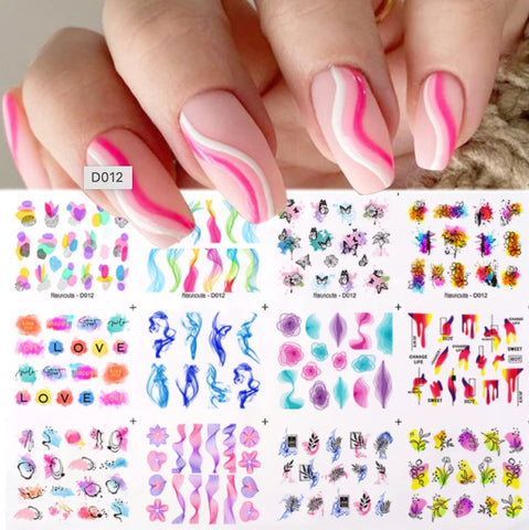 STICKER WATER DECALS D012