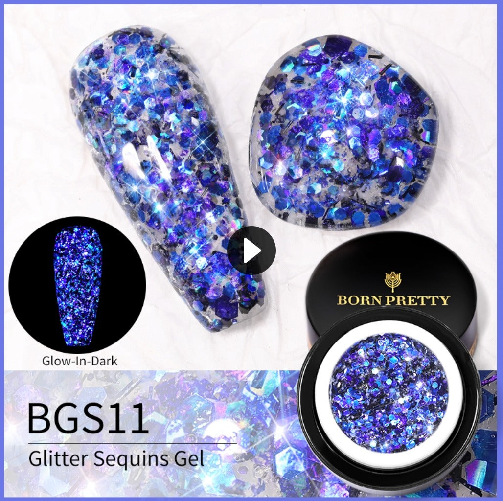 GLITTER LUMINOSO EFECTO REFLECTIVO BGS11