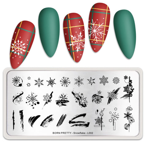 BORN PRETTY Snowflake L002