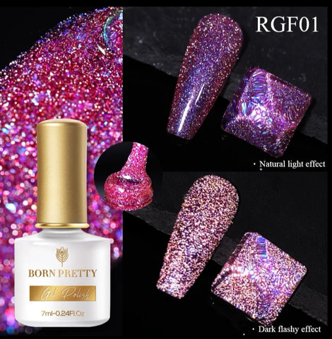Glitter reflectivo Flash Gel RGF01- 7 ml