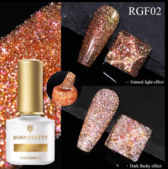 Glitter reflectivo Flash Gel RGF02- 7 ml