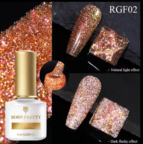 Glitter reflectivo Flash Gel RGF02- 7 ml