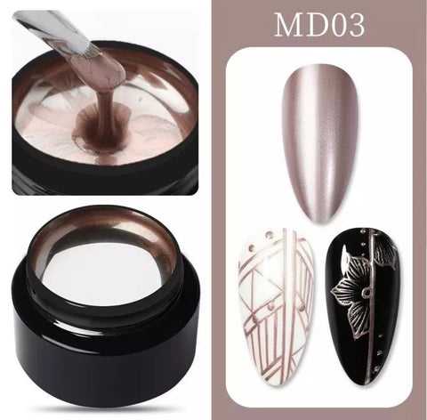 GEL METÁLICO BORN PRETTY - MD03