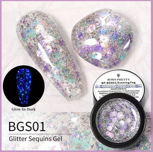GLITTER LUMINOSO EFECTO REFLECTIVO BGS01