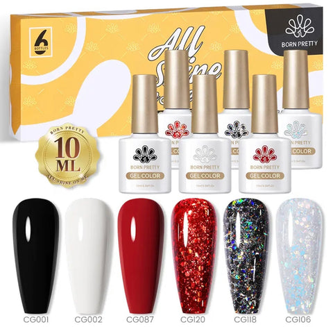 SET 6 - 6 COLORES BORN PRETTY